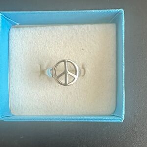 Peace sign ring